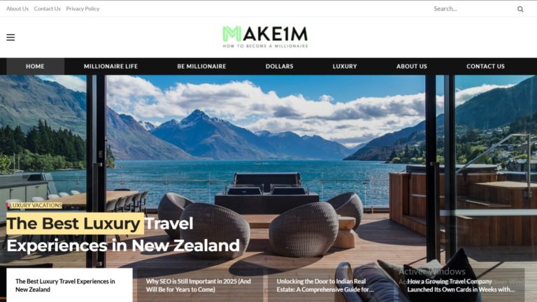 Make1M : votre guide pour un style de vie de millionnaire Le guide pour vivre la vie de luxe que vous méritez.