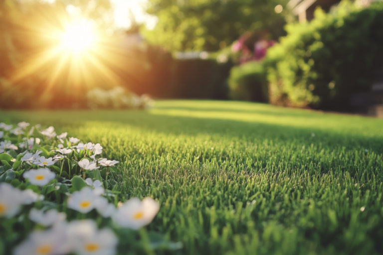 10 astuces pour métamorphoser votre pelouse en quelques semaines Une pelouse verdoyante dans une résidence